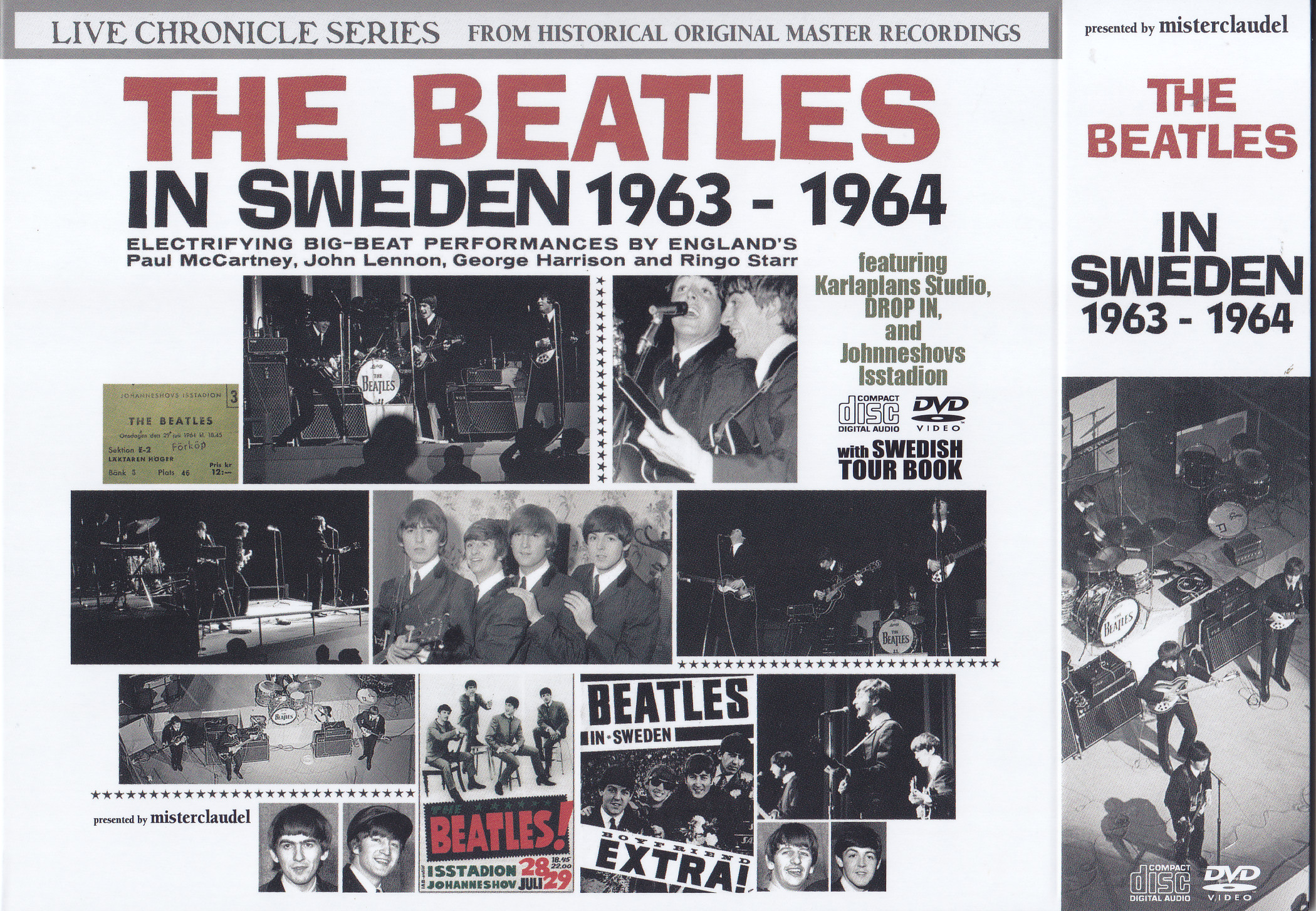 Beatles / In Sweden 1963-1964 / 2CD+2DVD Wx Booklet & Slipcase 