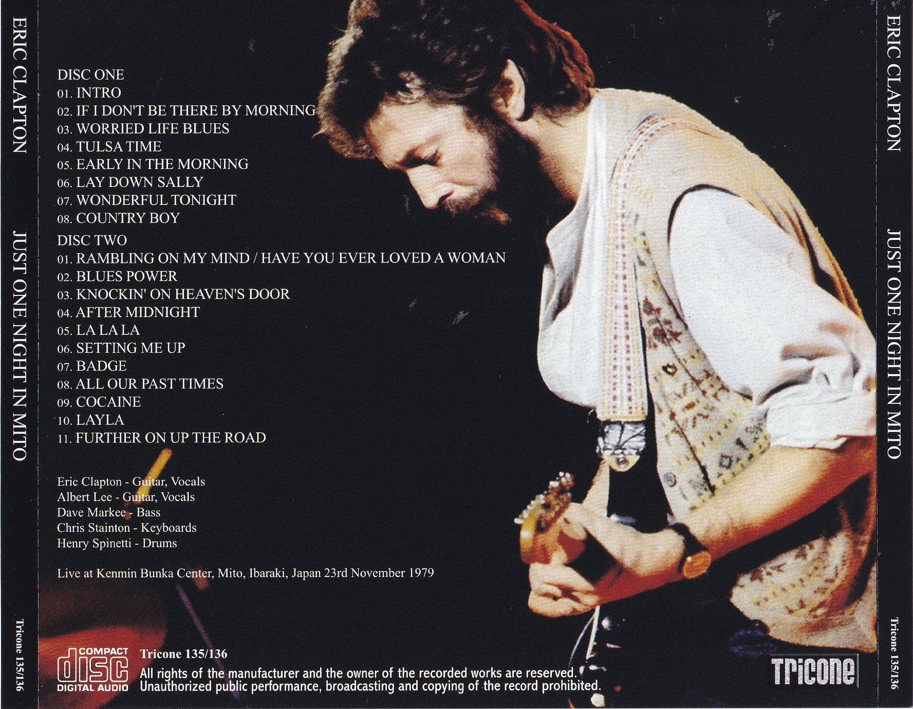 Eric Clapton / Just One Night In Mito / 2CD – GiGinJapan