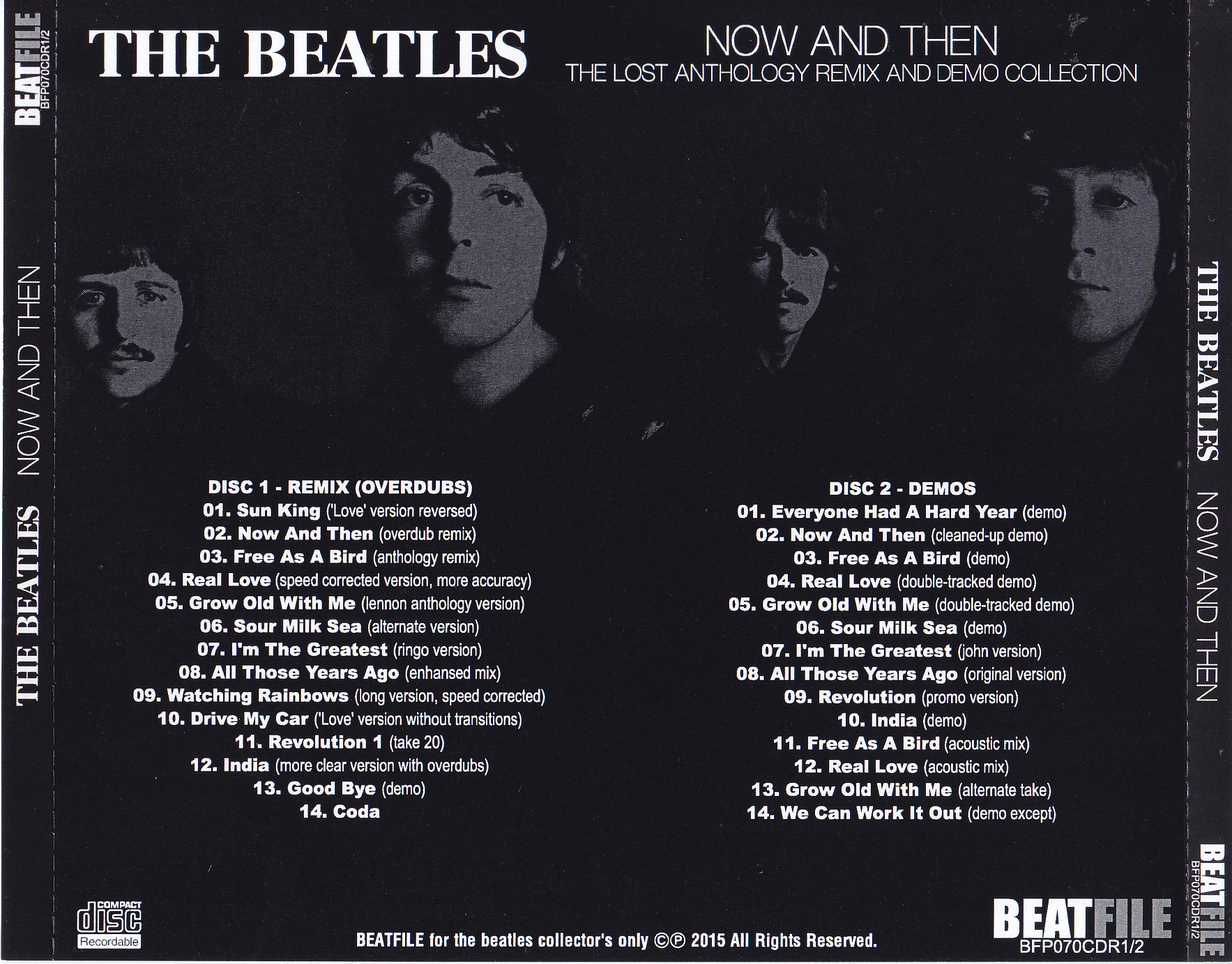 Beatles / Now And Then / 2CDR – GiGinJapan