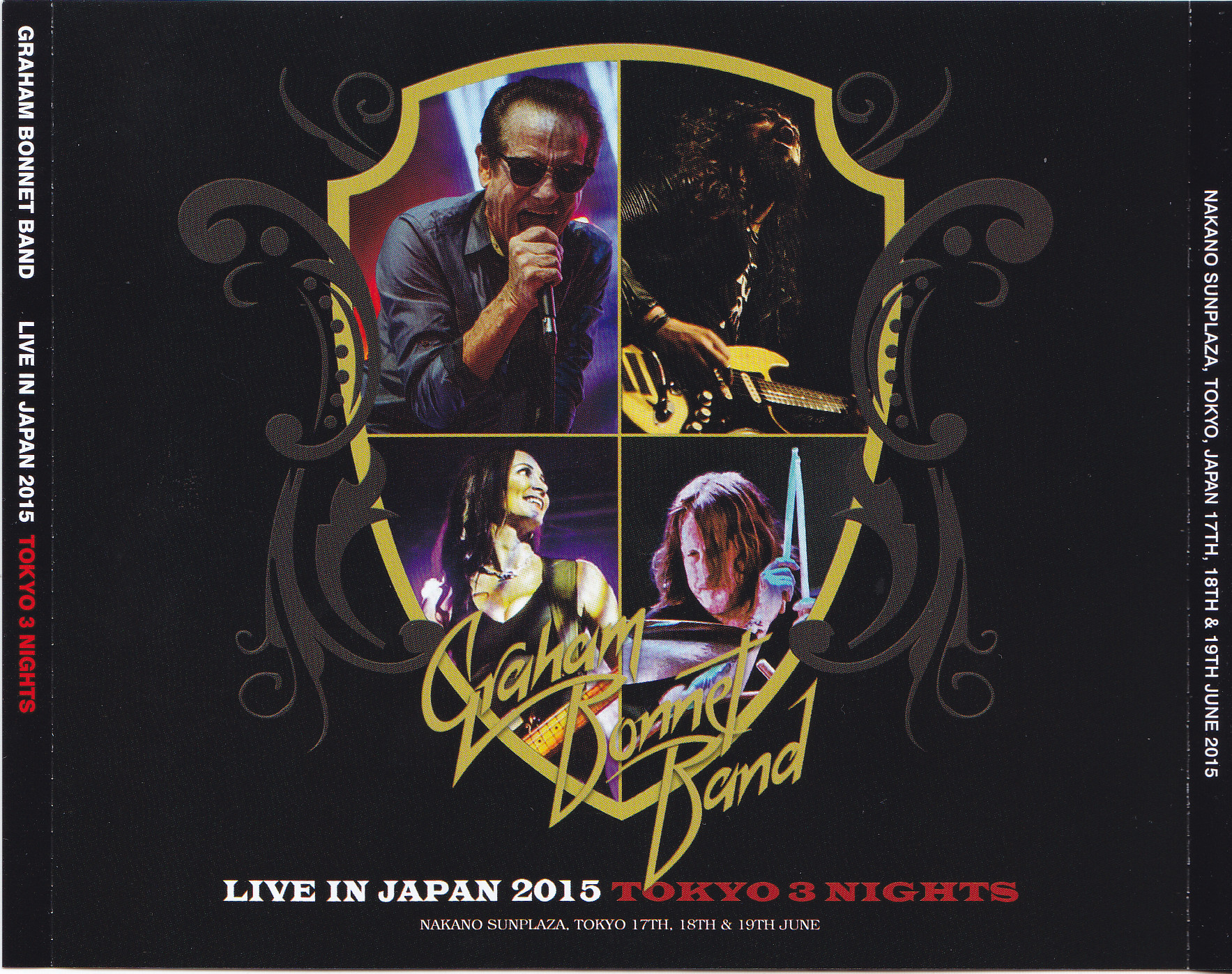 Graham Bonnet Band / Live In Japan 2015 Tokyo 3 Nights / 3CD – GiGinJapan