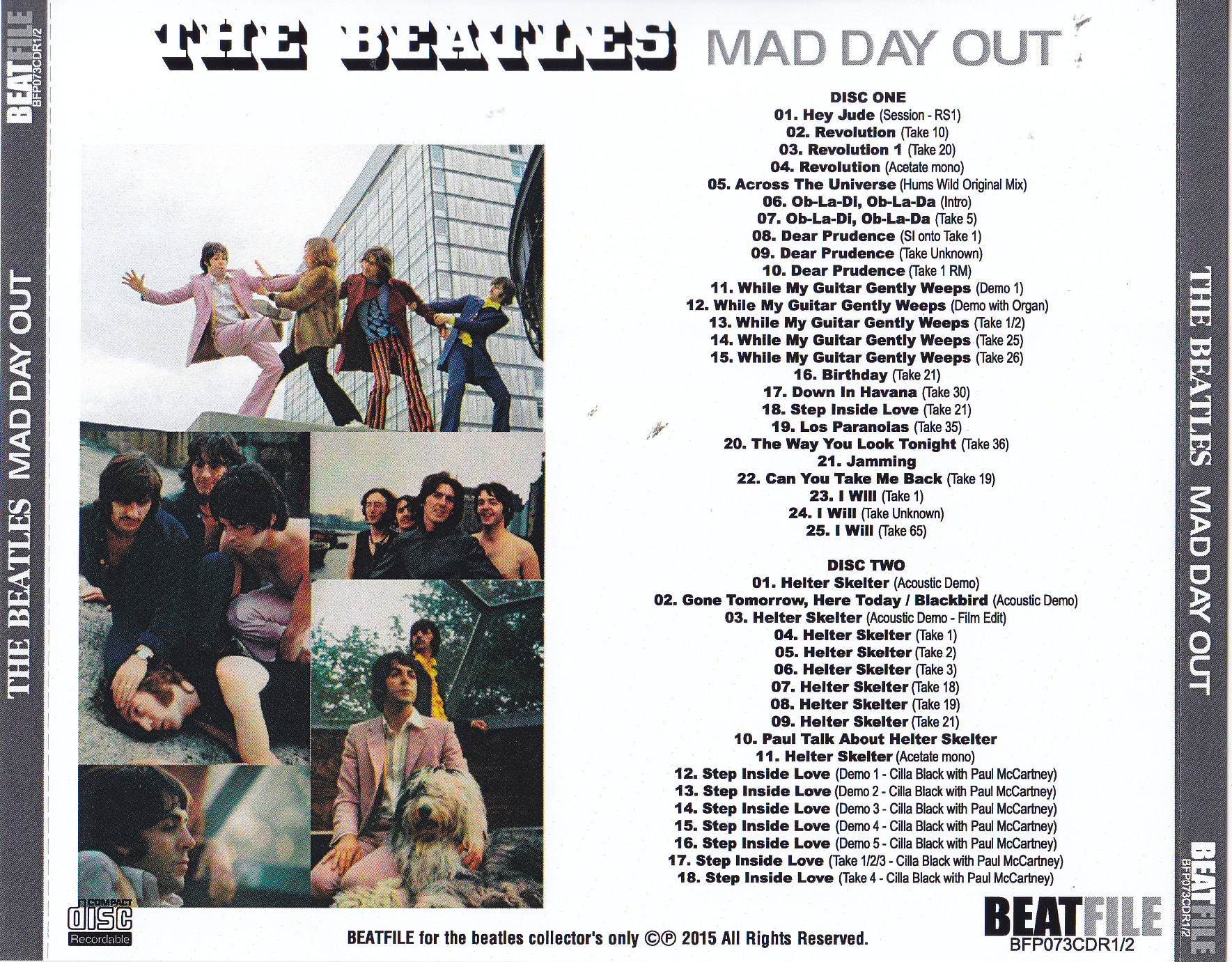 Beatles / Mad Day Out / 2CDR – GiGinJapan