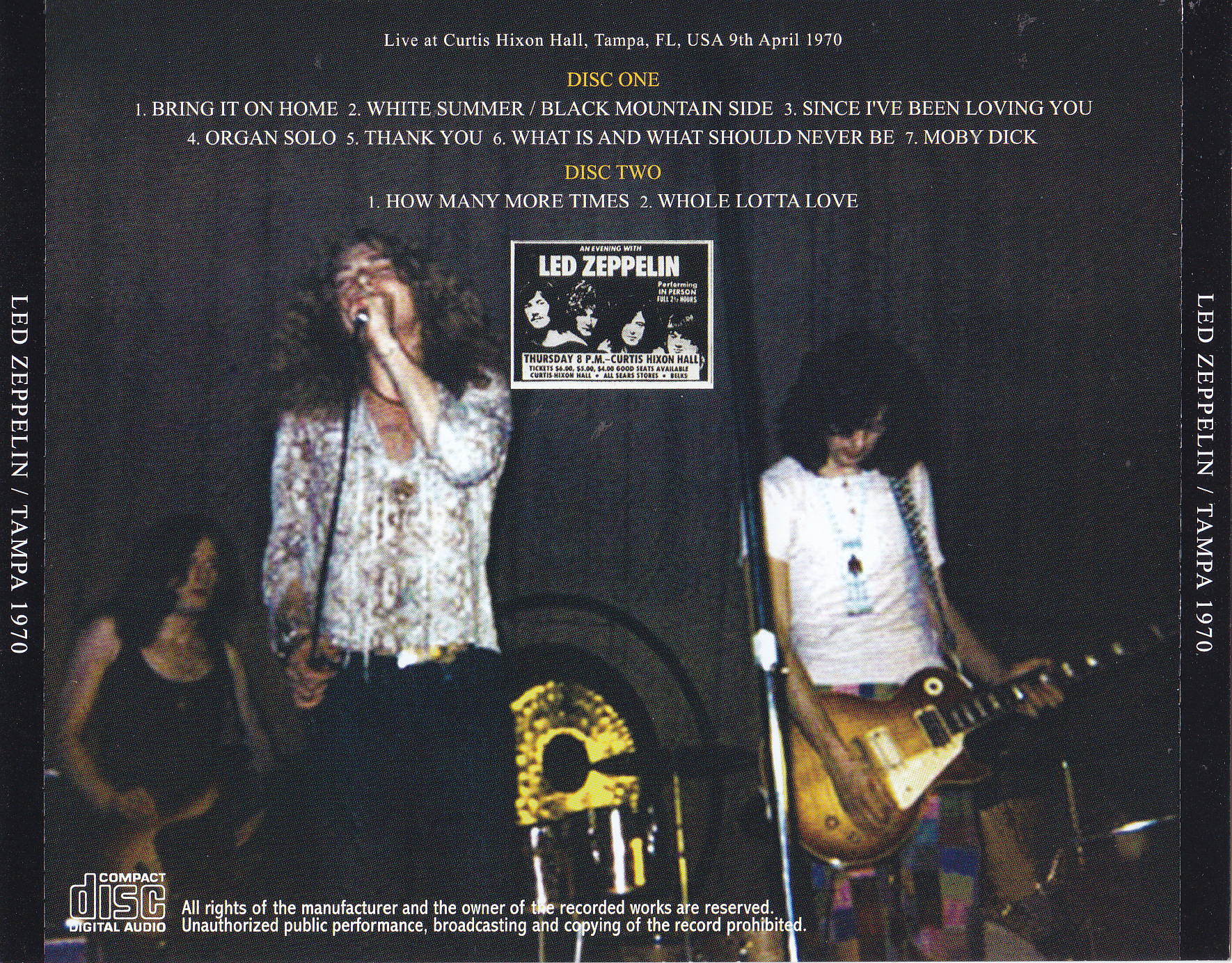 最新入荷 Led 洋楽 Zeppelin 1970 Tampa / MAKUNDJU / 洋楽 
