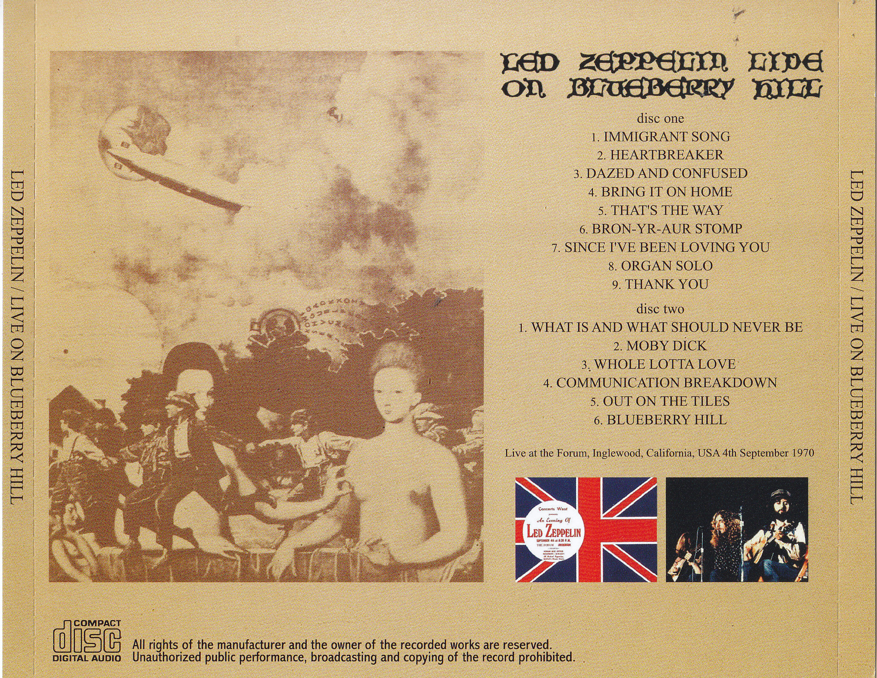 Led Zeppelin / Live On Blueberry Hill / 2CD – GiGinJapan