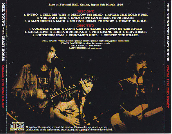 全ての 洋楽 Neil 5,1976 March OSAKA / Young 洋楽 - kintarogroup.com