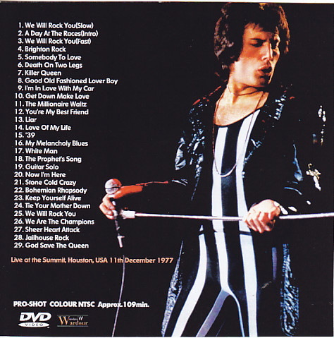 Queen / Houston 1977 / 1DVDR / Non Label – GiGinJapan