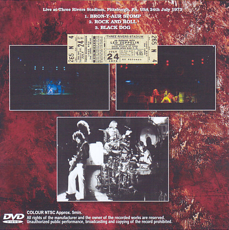 Led Zeppelin / Pittsburgh 1973 / 1DVDR – GiGinJapan