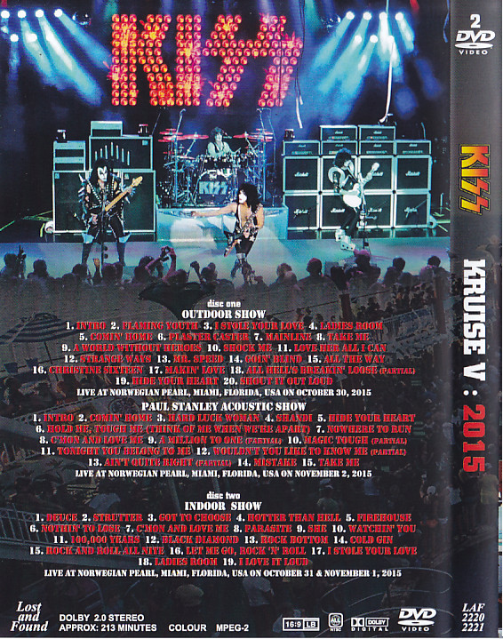 Kiss / Kruise V 2015 / 2DVDR – GiGinJapan