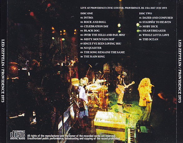 Led Zeppelin / Providence 1973 / 2CD – GiGinJapan