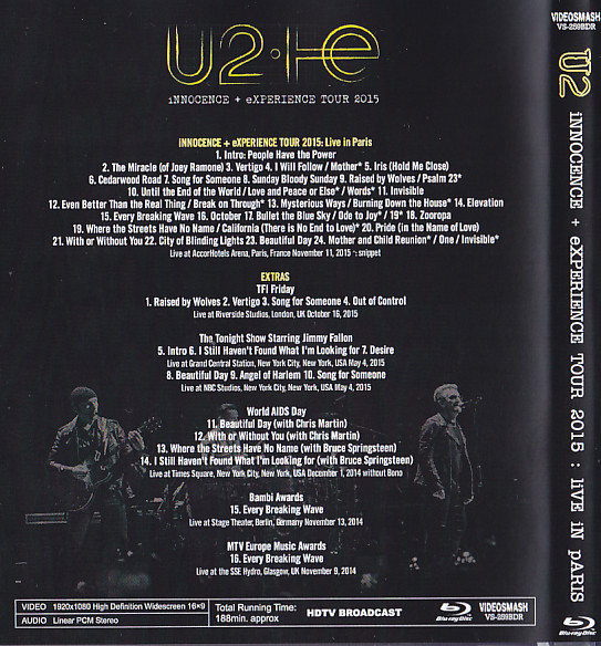 U2 - Invisible (iNNOCENCE + eXPERIENCE Live in Paris) 