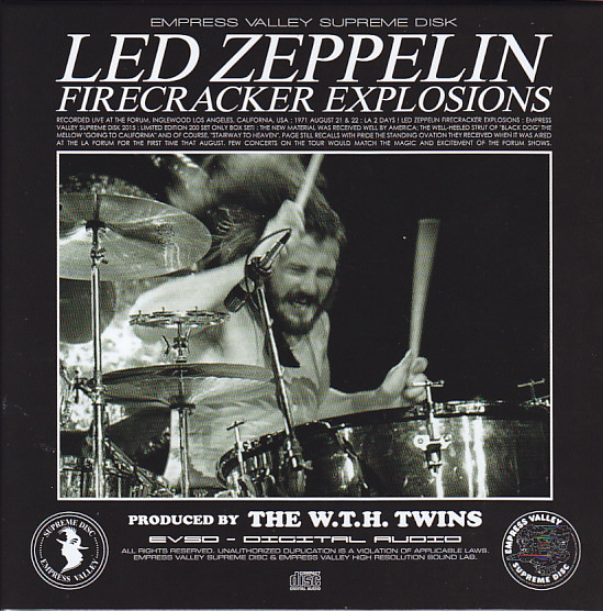 Led Zeppelin / Firecracker Explosions LA Forum 2 Dayz / 4CD Box 