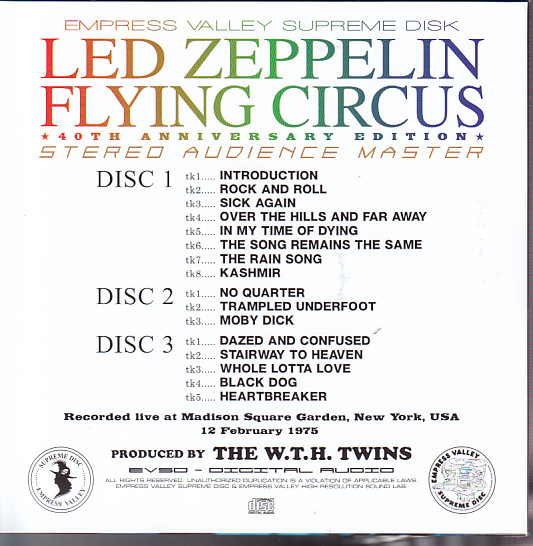 Led Zeppelin / Flying Circus 40th Anniversary Edition / 9CD Deluxe