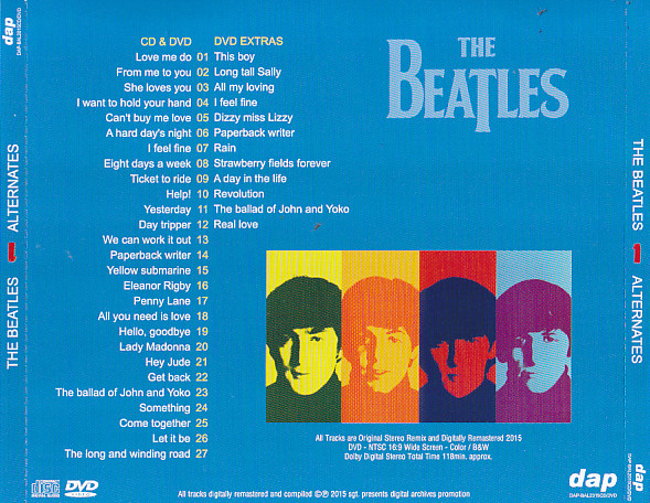 Beatles / Alternates / 1CD+1DVD – GiGinJapan