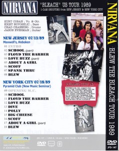 nirvana bleach tour 1989