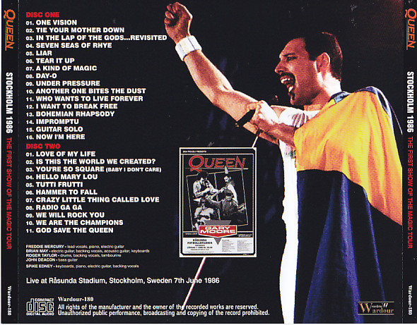 Queen / Stockholm 1986 The First Show Of The Magic Tour