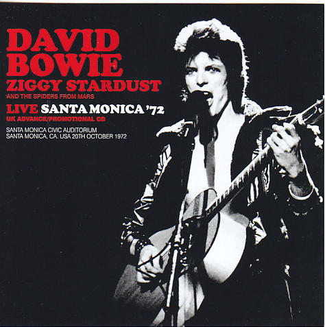 David Bowie / Live Santa Monica 72 UK Advance Promotional CD / 1CD