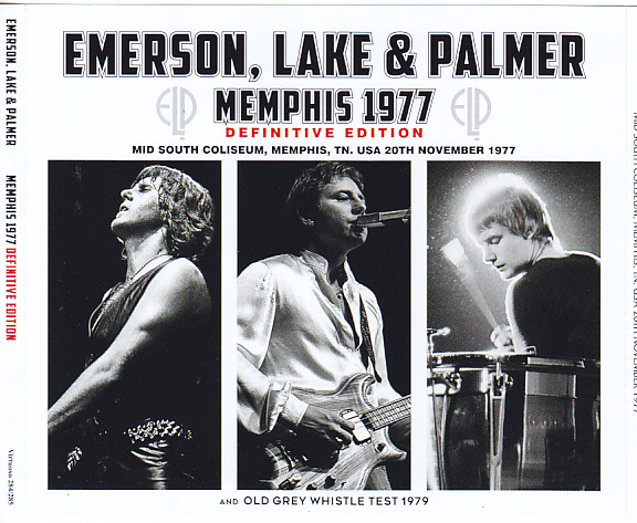 Emerson Lake & Palmer /Memphis 1977 Definitive Edition / 2CD+1DVD