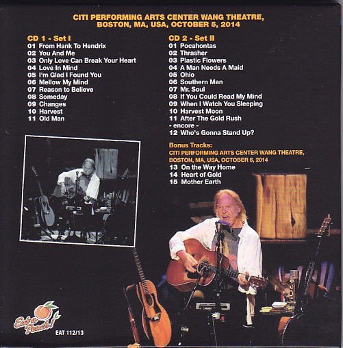 Neil Young / Performing In Boston / 2CD Digipak – GiGinJapan