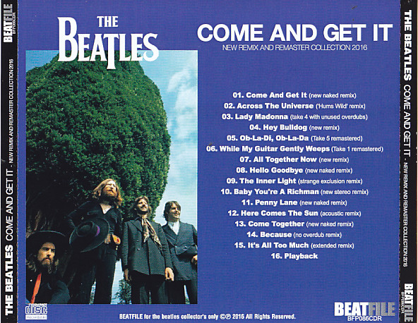 Beatles / Come And Get It / 1CDR – GiGinJapan