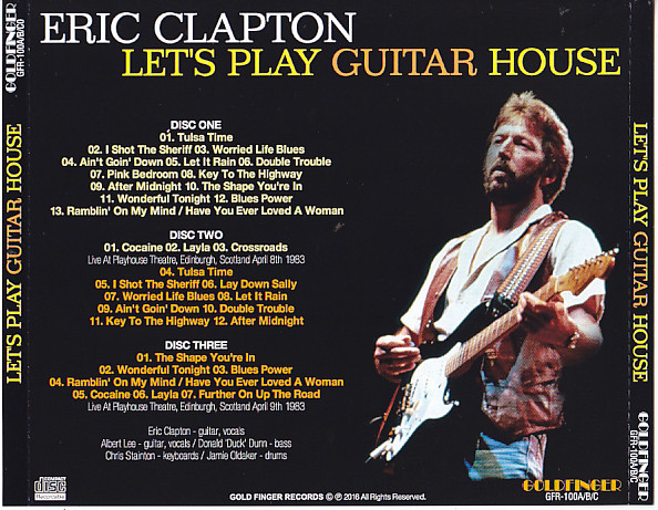 Eric Clapton / Lets Play Guitar House / 3CDR – GiGinJapan
