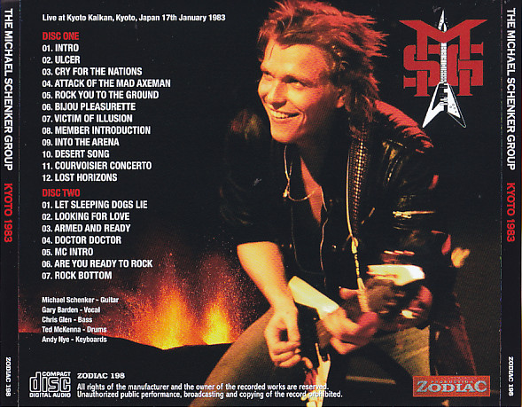 Michael Schenker Group / Kyoto 1983 / 2CD – GiGinJapan