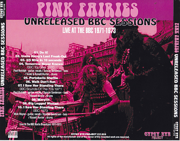 Pink Fairies / Unreleased BBC Sessions / 1CDR – GiGinJapan