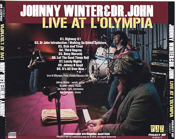 Johnny Winter u0026 Dr John / Live At L Olympia /1CDR – GiGinJapan