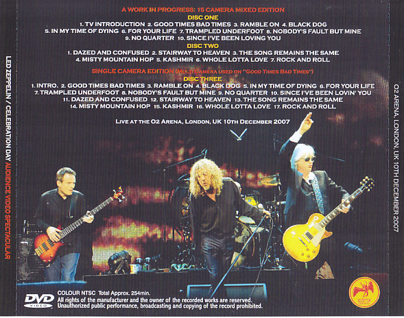 Led Zeppelin / Celebration Day Audience Video Spectacular / 3DVDR