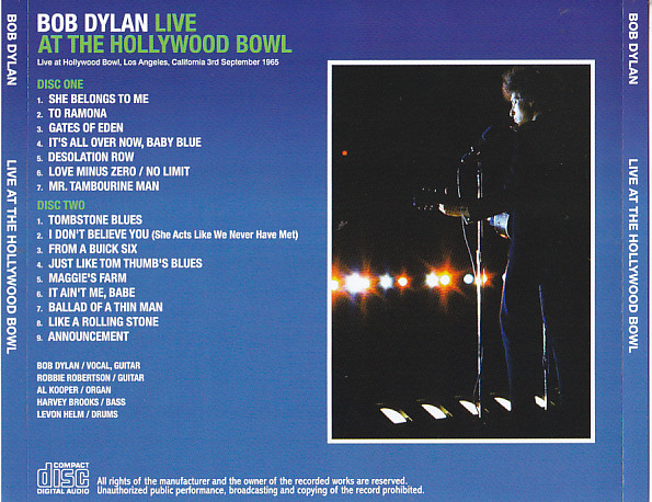 Bob Dylan / Live At The Hollywood Bowl / 2CD – GiGinJapan