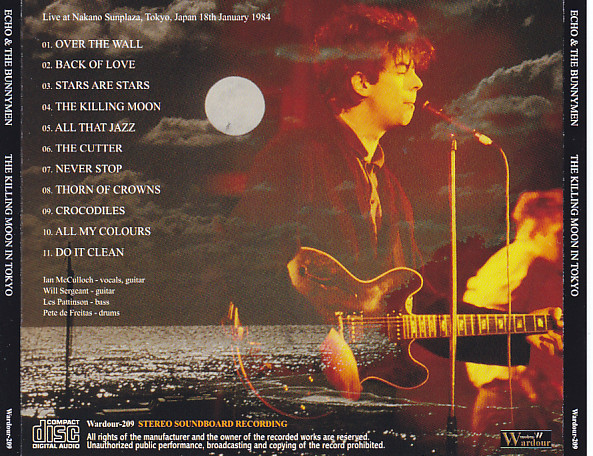 Echo u0026 The Bunnymen / The Killing Moon In Tokyo /1CD+1Bonus DVDR –  GiGinJapan