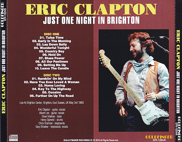 Eric Clapton / Just One Night In Brighton / 2CDR – GiGinJapan