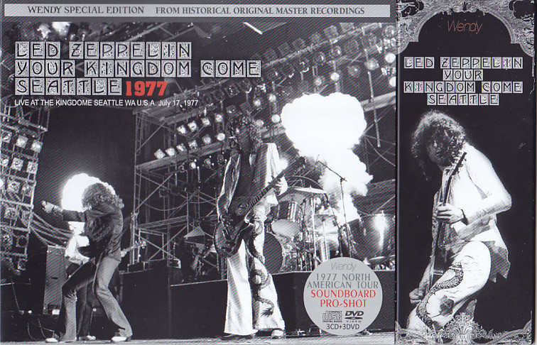 Led Zeppelin / Your Kingdom Come Seattle 1977 / 3CD+3DVD Wx Slipcase –  GiGinJapan