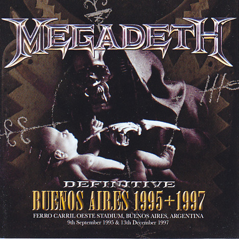 Megadeth / Definitive Buenos Aires 1995+1997 / 2CD+1 Bonus DVDR