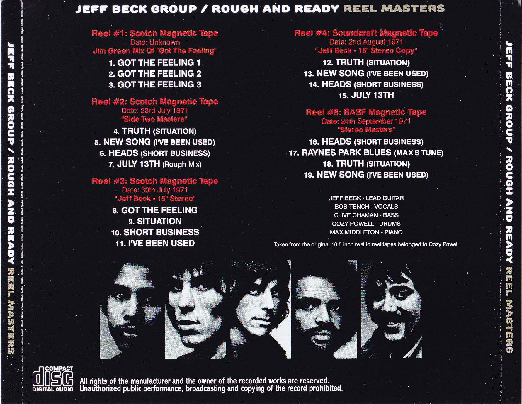 Jeff Beck Group / Rough And Ready Reel Masters 2nd Edition / 1CD+