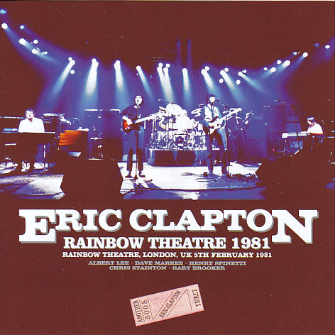 ERIC CLAPTON エリック・クラプトン Rainbow Theatre 1981 2CDR