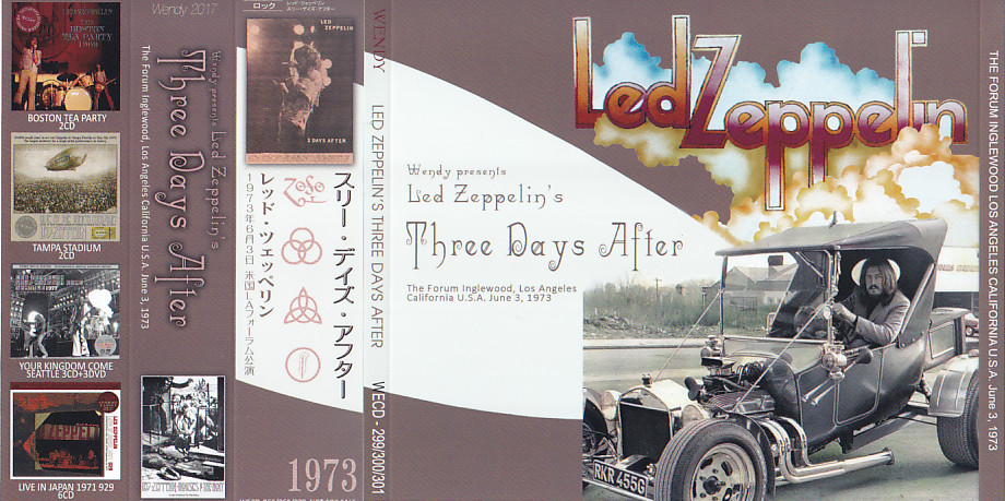 Led Zeppelin / Three Days After / 3CD WX OBI Strip – GiGinJapan