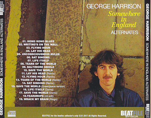 George Harrison / Somewhere in England Alternates / 1CDR – GiGinJapan