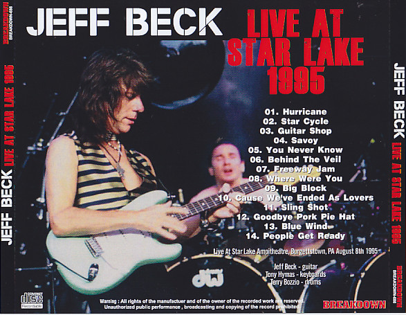 Jeff Beck / Live at Star Lake 1995 / 1CDR – GiGinJapan