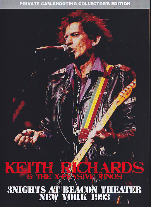 Keith Richards u0026 The X Pensive Winos / 3 Nights At Beacon Theater NY 1993 /  3DVDR – GiGinJapan
