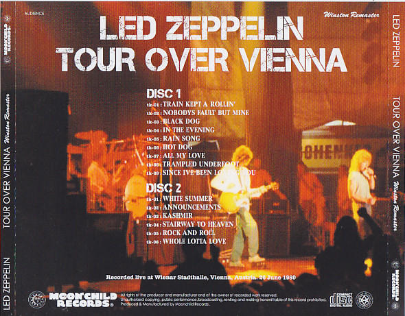 Led Zeppelin / Tour Over Vienna Winston Remaster / 2CD ...