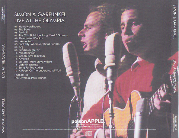 Simon & Garfunkel / Live At The Olympia / 1CD – GiGinJapan