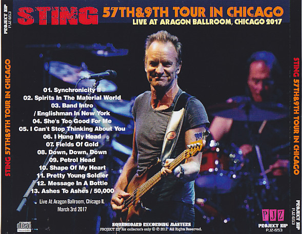 Sting / 57th u0026 9th Tour In Chicago / 1CDR – GiGinJapan