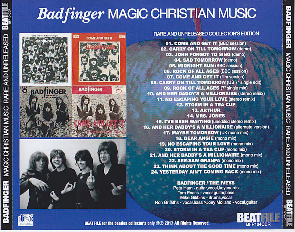 Badfinger / Magic Christian Music Rare And Unreleased / 1CDR