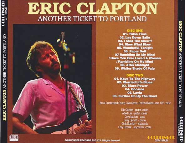 Eric Clapton / Another Ticket To Portland / 2CDR – GiGinJapan