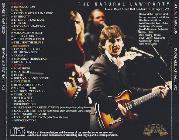 George Harrison / Royal Albert Hall 1992 / 2CD – GiGinJapan