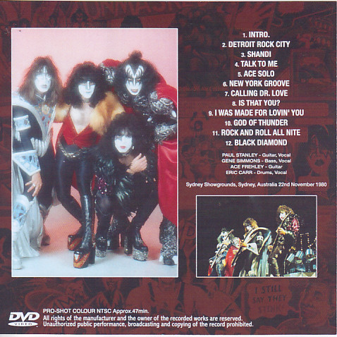 Kiss / Milan Riot Show 1980 / 2CD+1Bonus DVDR – GiGinJapan