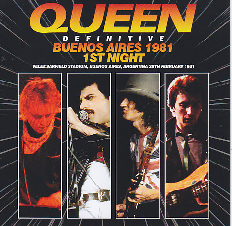 Queen / Definitive Buenos Aires 1981 1st Night / 2CD+1Bonus DVDR