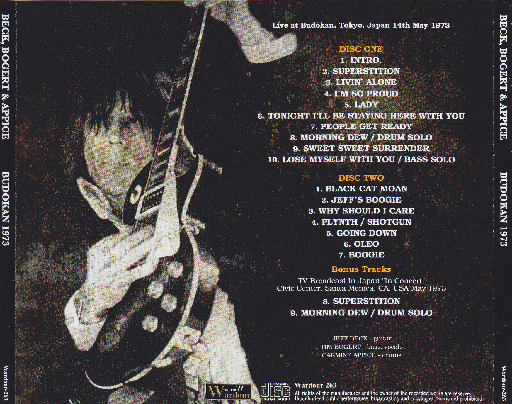 Beck, Bogert & Appice / Budokan 1973 / 2CD – GiGinJapan