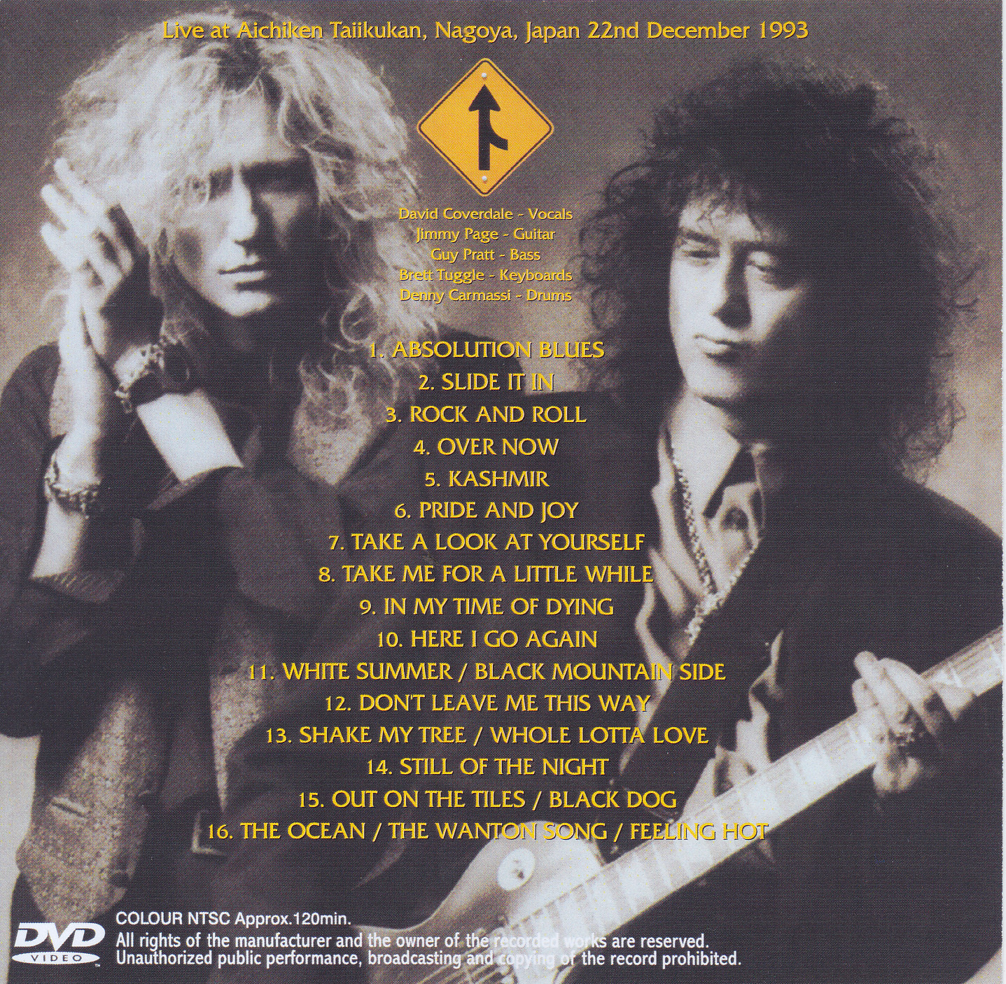 David Coverdale & Jimmy Page / Definitive Nagoya 1993 / 3CD+1Bonus ...