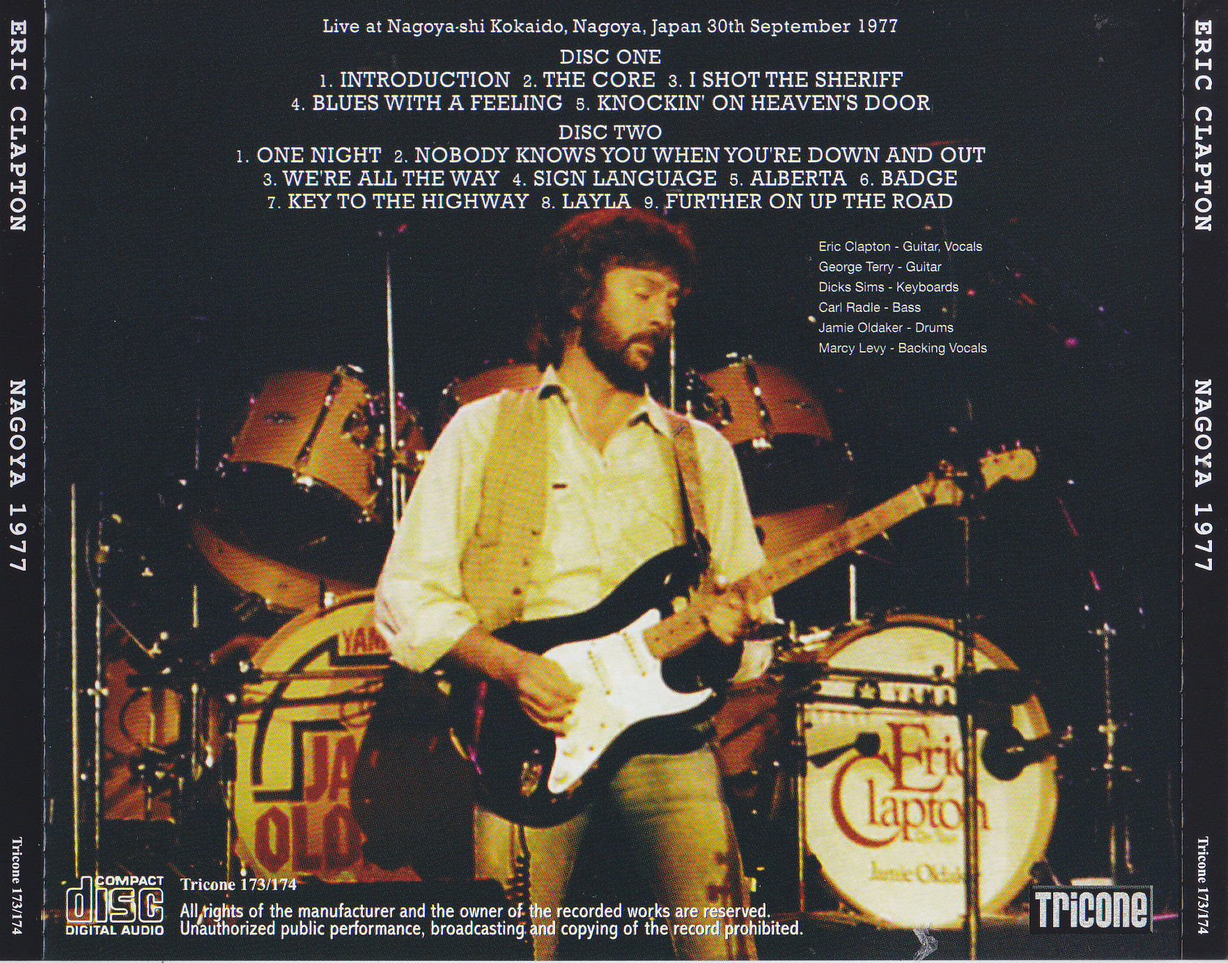 Eric Clapton / Nagoya 1977 / 2CD – GiGinJapan