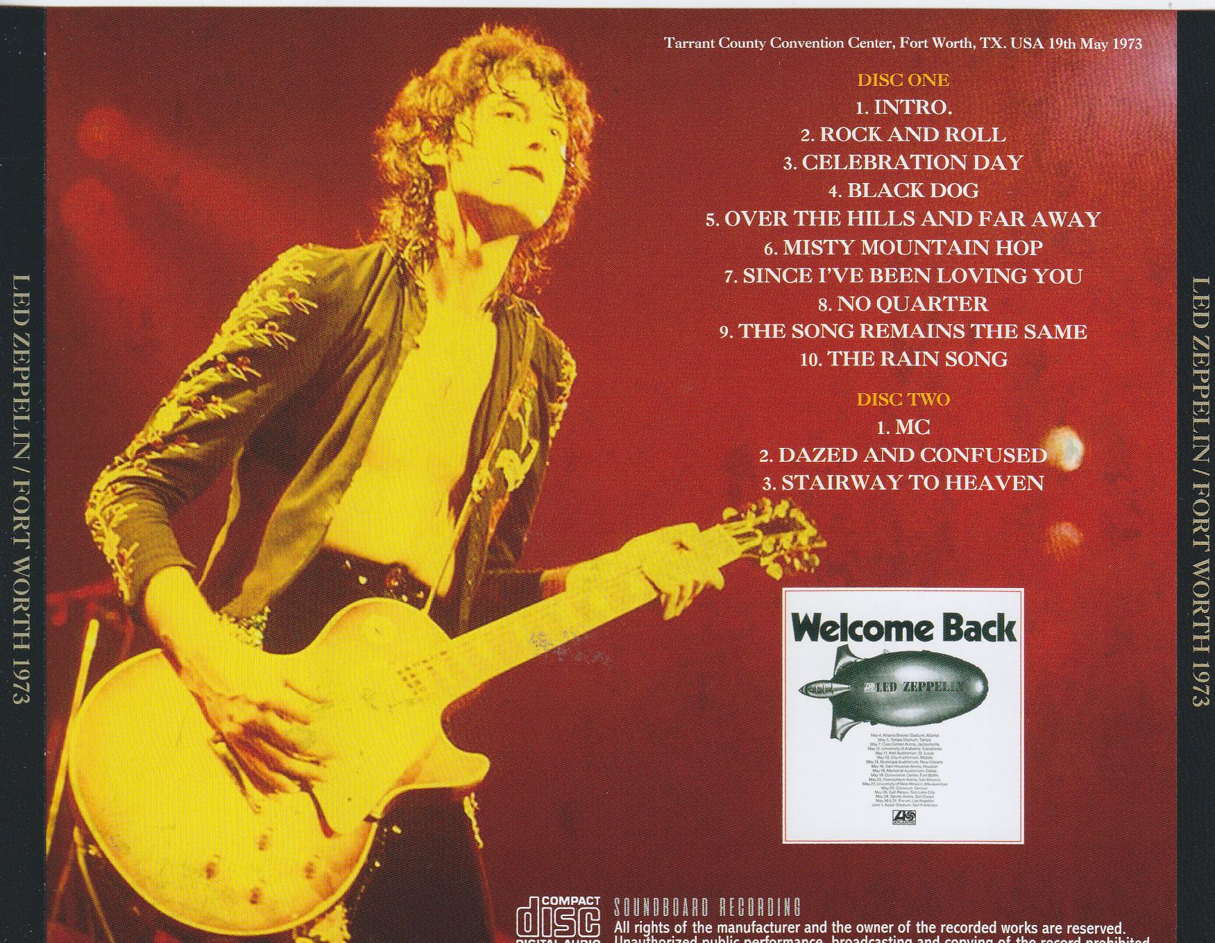 Led Zeppelin / Fort Worth 1973 / 2CD – GiGinJapan